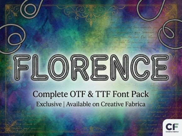 Florence: Crafting Coastal Charm with a Unique Rope Typeface