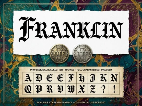 Franklin: A Bold Display Font for High-Impact Design