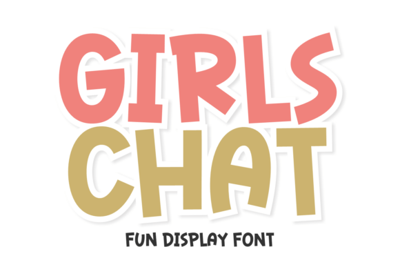 Girls Chat: A Whimsical Font for Joyful Design