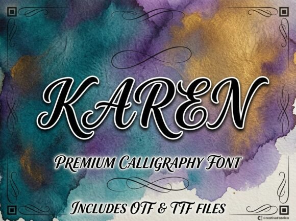 Karen Font: A Bold Statement for Modern Branding