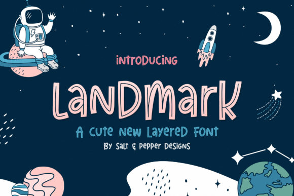 Landmark Trio: A Playful Font for Modern Design