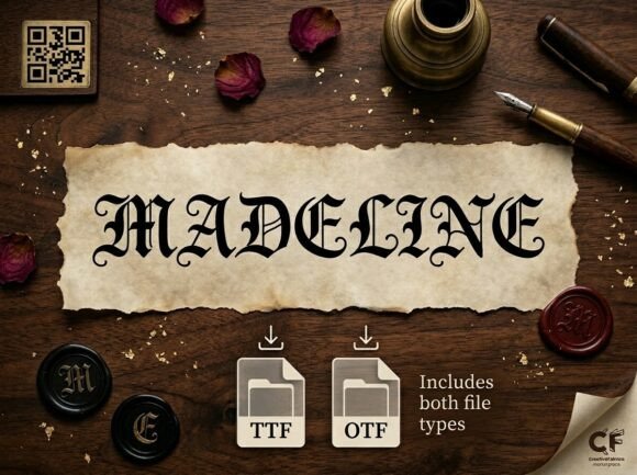 Madeline: The Decorative Display Font for High-Impact Branding