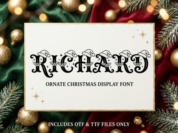 Richard: A Bold Display Typeface for Impactful Design